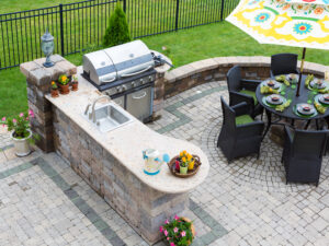 Rocktops Fabrication outdoor kitchen